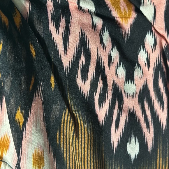 Figue Multicolor Ikat Patterned Mini Shorts Small - Picture 5 of 6